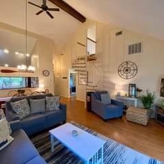 Surf-Inspired Ocean Edge Patio Home | Central A/C, Enclosed Loft & 6 Pool Passes (Fees Apply)