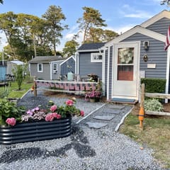 Welcome to On The Hook - Escape to this stunning Cap cottage just a short walk to private beaches.