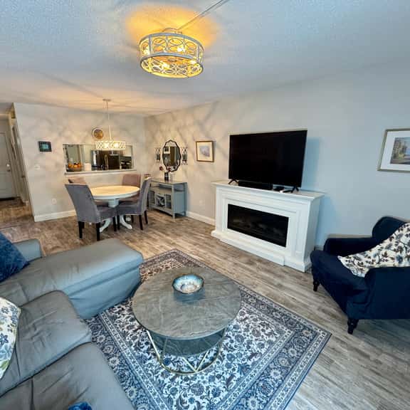 Renovated 2BR, 2BA garden-level condo at Ocean Edge with private patio and A/C. - Image 1