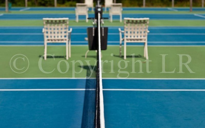 Fletcher Tennis Center hard courts at Ocean Edge