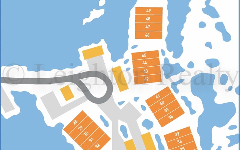 Ocean Edge Drive Village map at Ocean Edge Resort