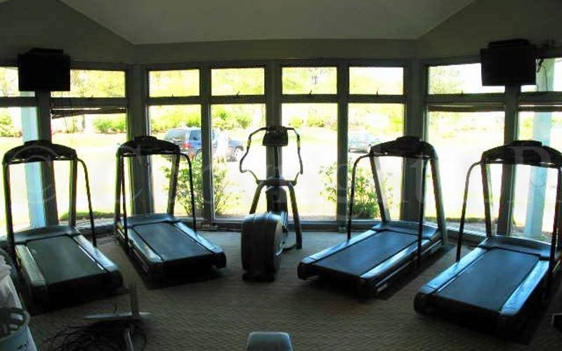 Cardio machines at the Fletcher Fitness Center