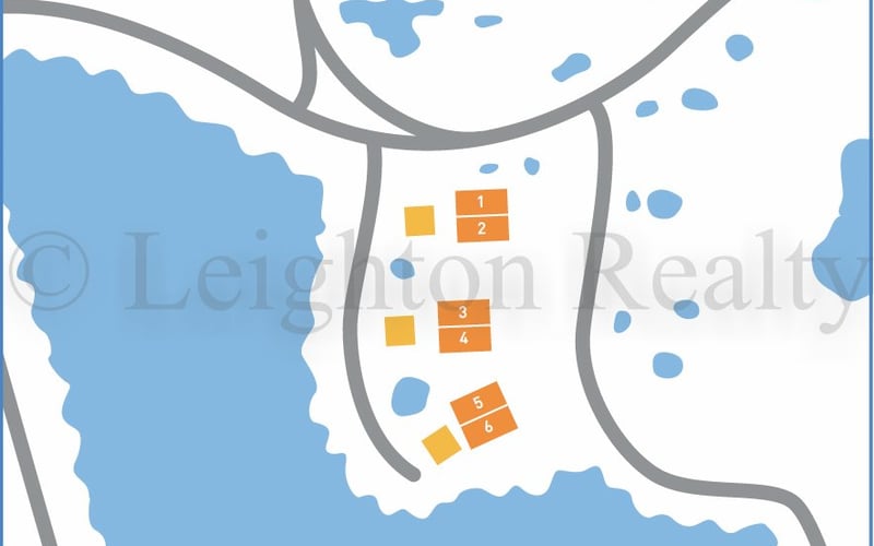 Spicebush Village map at Ocean Edge Resort