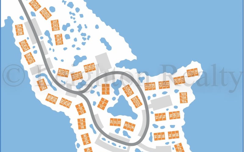 Howland Village map at Ocean Edge Resort