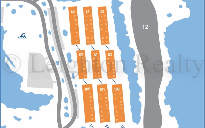Fletcher Village map at Ocean Edge Resort