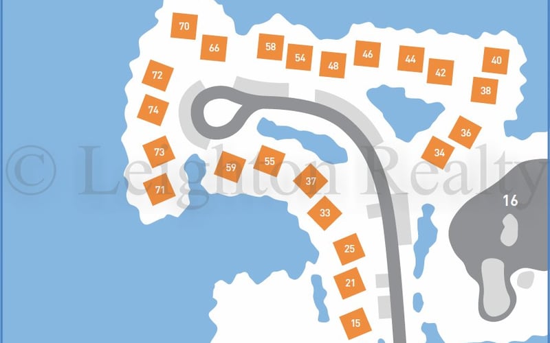 Allerton Village map at Ocean Edge Resort