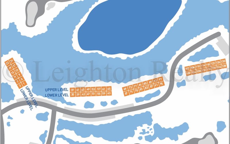 Chilton Village map at Ocean Edge Resort