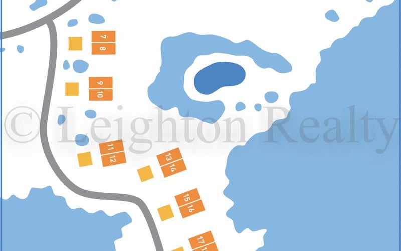 Fieldstone Village map at Ocean Edge Resort