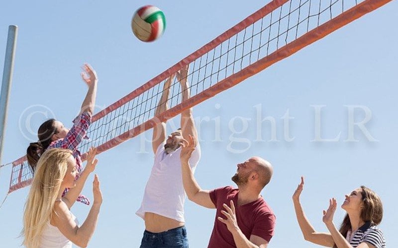Outdoor basketball court at Ocean Edge