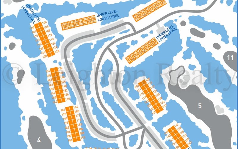 Eaton Village map at Ocean Edge Resort
